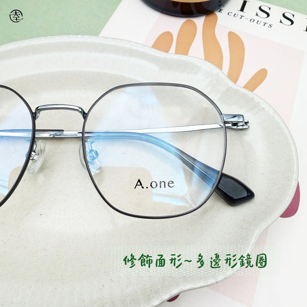 柔和灰金屬框/SS345 幸福眼鏡 Fortune Optical