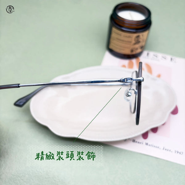 柔和灰金屬框/SS345 幸福眼鏡 Fortune Optical