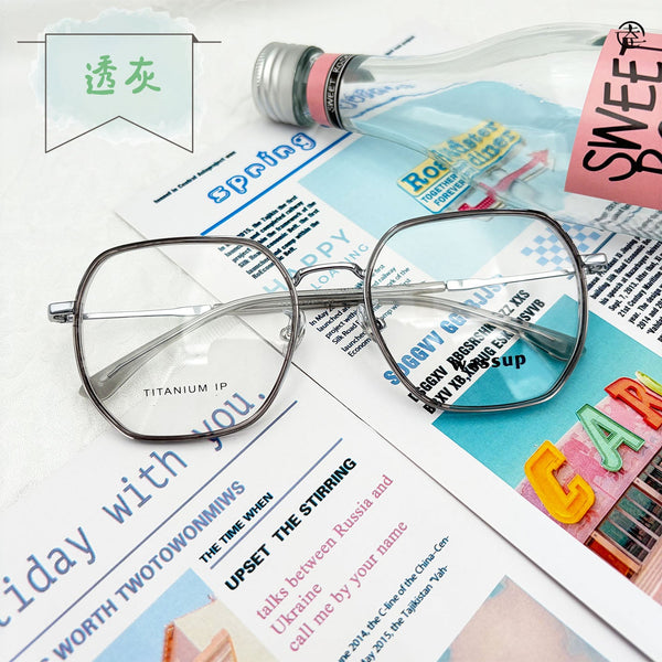 板材X鈦金屬/AN027 幸福眼鏡 Fortune Optical