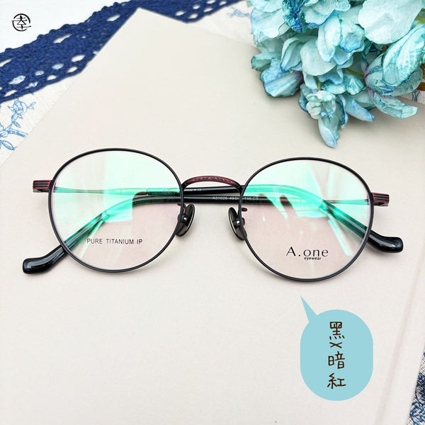 梨形雕花金屬框/SS026 幸福眼鏡 Fortune Optical
