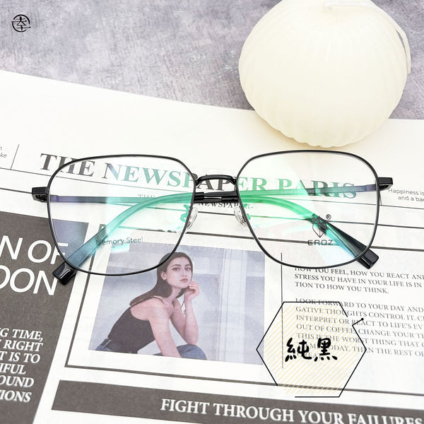 超大size倒梯形金屬框/SS108 幸福眼鏡 Fortune Optical