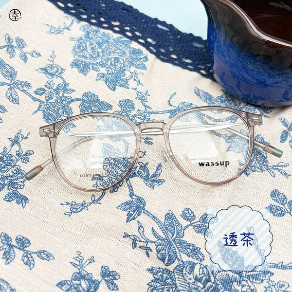 小橢圓‧輕身膠框/SS096 幸福眼鏡 Fortune Optical